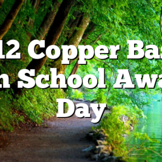 5/12 Copper Basin High School Awards Day