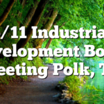 5/11 Industrial Development Board Meeting Polk, TN