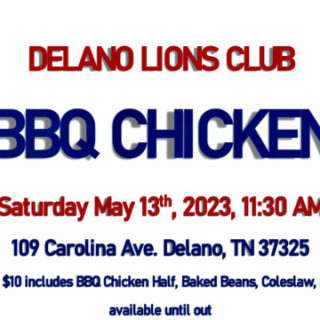 5/13 Lion’s Club BBQ Chicken Dinner