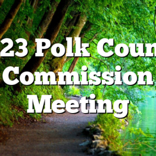 5/23 Polk County Commission Meeting