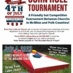 7/4 Corn Hole Tournament Between Churches in McMinn & Polk
