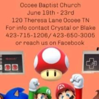 6/19-23 Ocoee Baptist Church Vacation Bible School