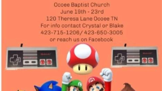 6/19-23 Ocoee Baptist Church Vacation Bible School