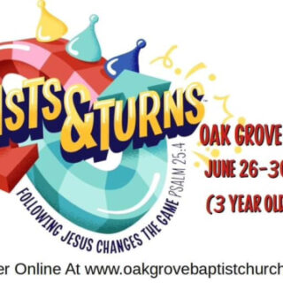 6/26-30 Oak Grove Baptist VBS