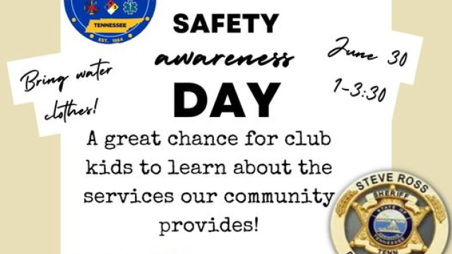 6/30 Safety Awareness Day for Club Kids – Polk County Tennessee EVENTS