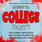 7/31 PCHS Class of 2023 Going to College Party