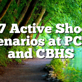 7/27 Active Shooter Scenarios at PCHS and CBHS