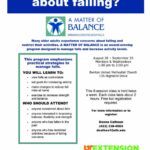 8/28  A Matter of Balance Class