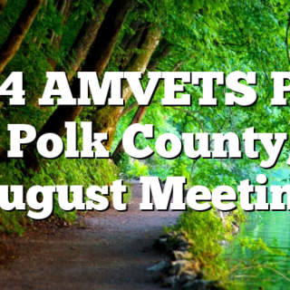8/14 AMVETS Post 911, Polk County, TN August Meeting