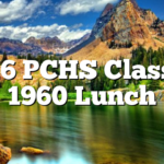 8/16 PCHS Class of 1960 Lunch