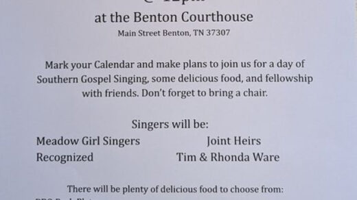 9/2 Joint Heirs Annual Singing on the Square Benton Courthouse