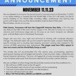 11/11 Copperhill Veterans Day Rally