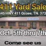 10/5-7 411 Yard Sale Spots Ocoee, TN