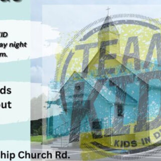 9/13 Team Kids Every Wednesday at Friendship Baptist Delano, TN