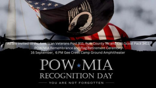 9/16 POW/MIA Remembrance & Flag Retirement Ceremony