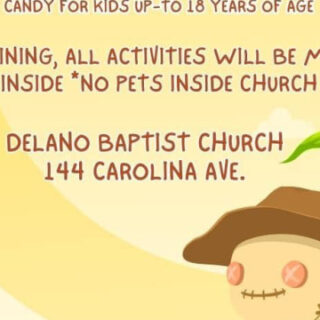 10/28 Delano Baptist Church Trunk or Treat Fall Fest