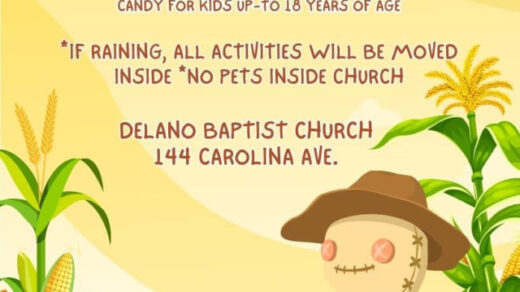 10/28 Delano Baptist Church Trunk or Treat Fall Fest