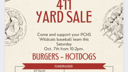 10/7 Polk County High School Baseball Booster Club 411 Yard Sale Fundraiser