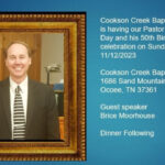 11/12 Cookson Creek Baptist Pastor Appreciation Day Ocoee, TN