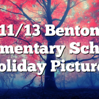 11/13 Benton Elementary School Holiday Pictures