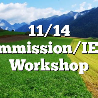 11/14 Commission/IEDB Workshop