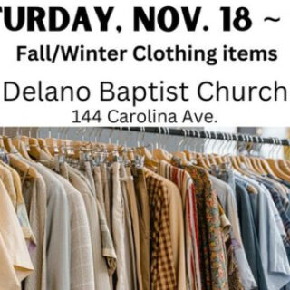 11/18 Clothes Closet Delano Baptist Church