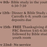 11/26 FBC Benton Youth Volleyball Tournament