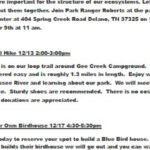 12/17 Build a Birdhouse Program of  Hiwassee Ocoee Rivers State Park