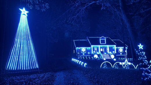 The Christmas Farm Synchronized Light Show in Old Fort, TN is OPEN