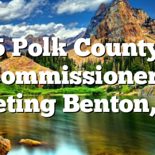 1/25 Polk County TN Commissioners Meeting Benton, TN