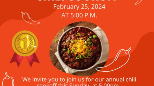 2/25 Wetmore Baptist Church Chili Cook-off Fundraiser for People Helping People