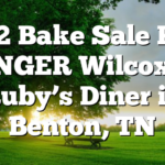 3/2 Bake Sale For GINGER Wilcox at Ruby’s Diner in Benton, TN