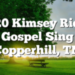 4/20 Kimsey Ridge Gospel Sing Copperhill, TN