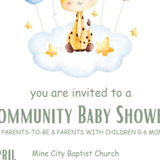 4/30 Community Baby Shower Ducktown, TN
