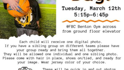3/12 Kids Soccer League Picture Day FBC Benton Gym