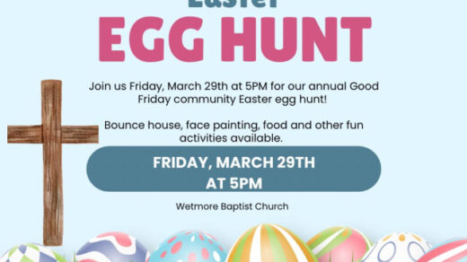 3/29 Good Friday Easter Egg Hunt Wetmore Baptist in Delano, TN