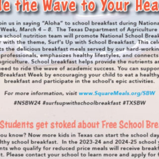 3/4-8 National School Breakfast Week