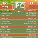 4/25 Polk County Tennessee Youth Baseball Tee-Ball Game