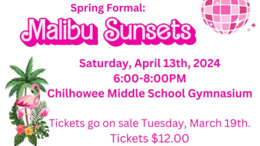 4/13 Chilhowee Middle School Spring Formal Information