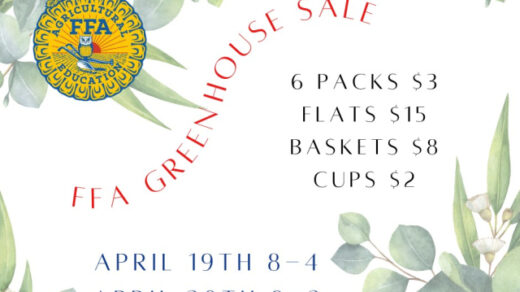 4/19 FFA Greenhouse Sale Polk, TN