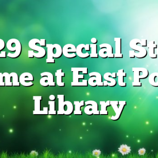 4/29 Special Story Time at East Polk Library