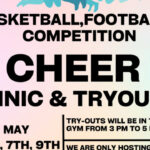5/6-7, 9 CMS Cheer Clinic & Tryouts