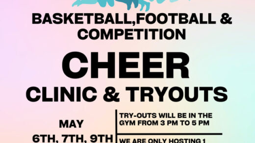 5/6-7, 9 CMS Cheer Clinic & Tryouts