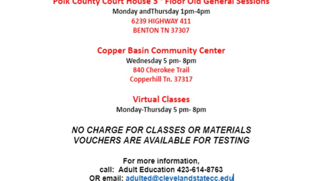 Adult Education GED Classes Available in Polk, TN – Polk County ...