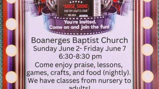 6/2-7 Boanerges Baptist Church VBS