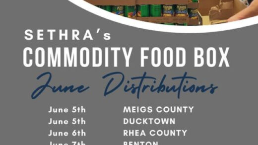 6/7 Sethra’s Commodity Food Box in Benton, TN