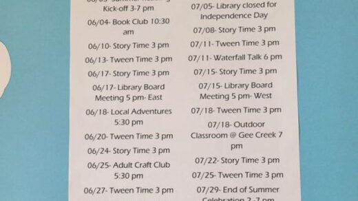 6/13 West Polk Library Tween Time
