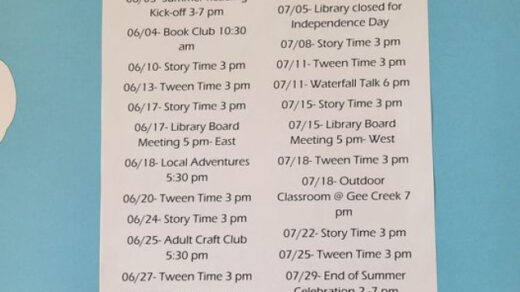 6/20 West Polk Library Tween Time