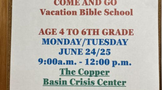 6/24-25 Copper Basin Baptist Association Office & Crisis Center VBS