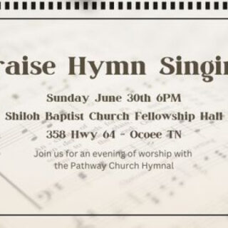6/30 Pathway Red Hymnal Singing at Shiloh Baptist Church